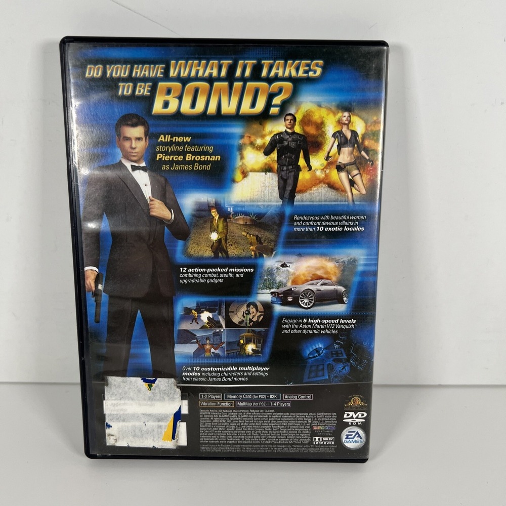 007: NightFire Sony PlayStation‎ 2 James Bond No Manual Untested - Picture 5 of 5